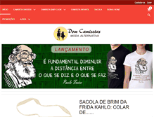 Tablet Screenshot of domcamisetas.com.br